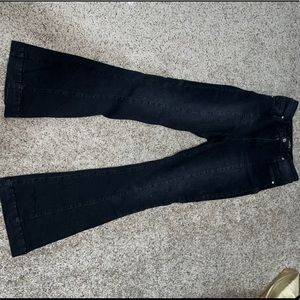 STAR butt black jeans